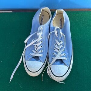Converse Chuck Taylor All Star Low Top Sneakers Men's Size 10 Pale Blue